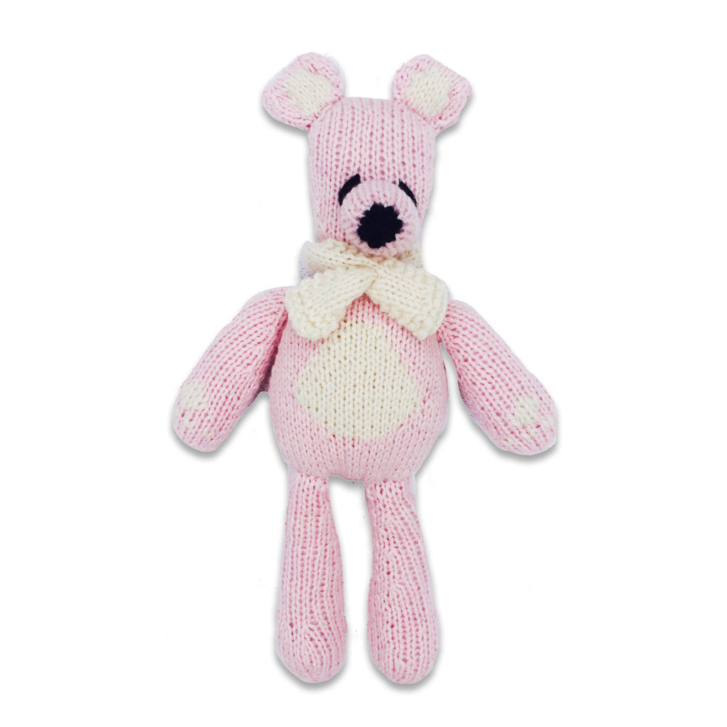 Bhalu the Bear, Petal Pink/Oatmeal