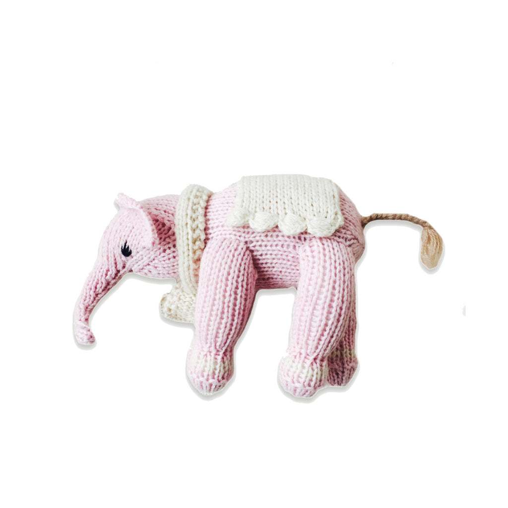 Hatti the Elephant, Petal Pink/Oatmeal